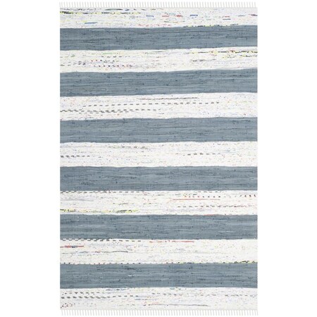 Safavieh 9 x 12 ft. Large Rectangle Montauk Hand Woven RugIvory & Grey MTK720A-9